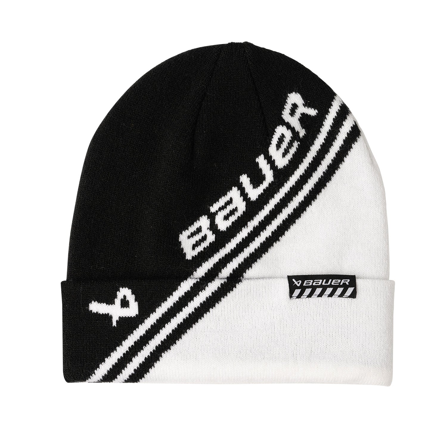 Bauer Toque Colorblock - schwarz/weiß - Sr.