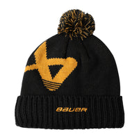 Bauer Knit Pom Intarsia - schwarz/gelb - Sr.