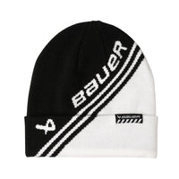 Bauer Toque Colorblock - schwarz/weiß - Yth.