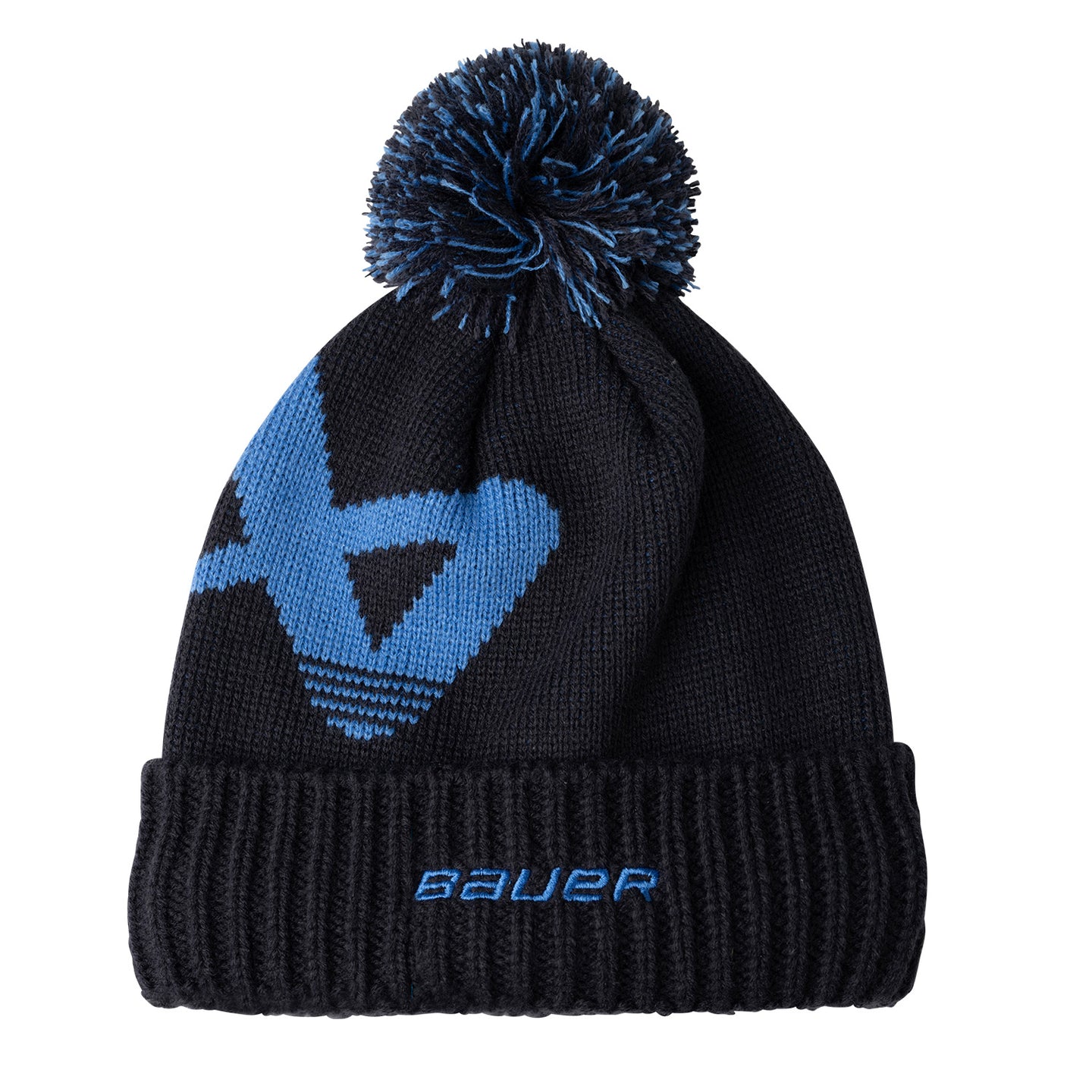 Bauer Knit Pom Intarsia - marine/blau - Yth.