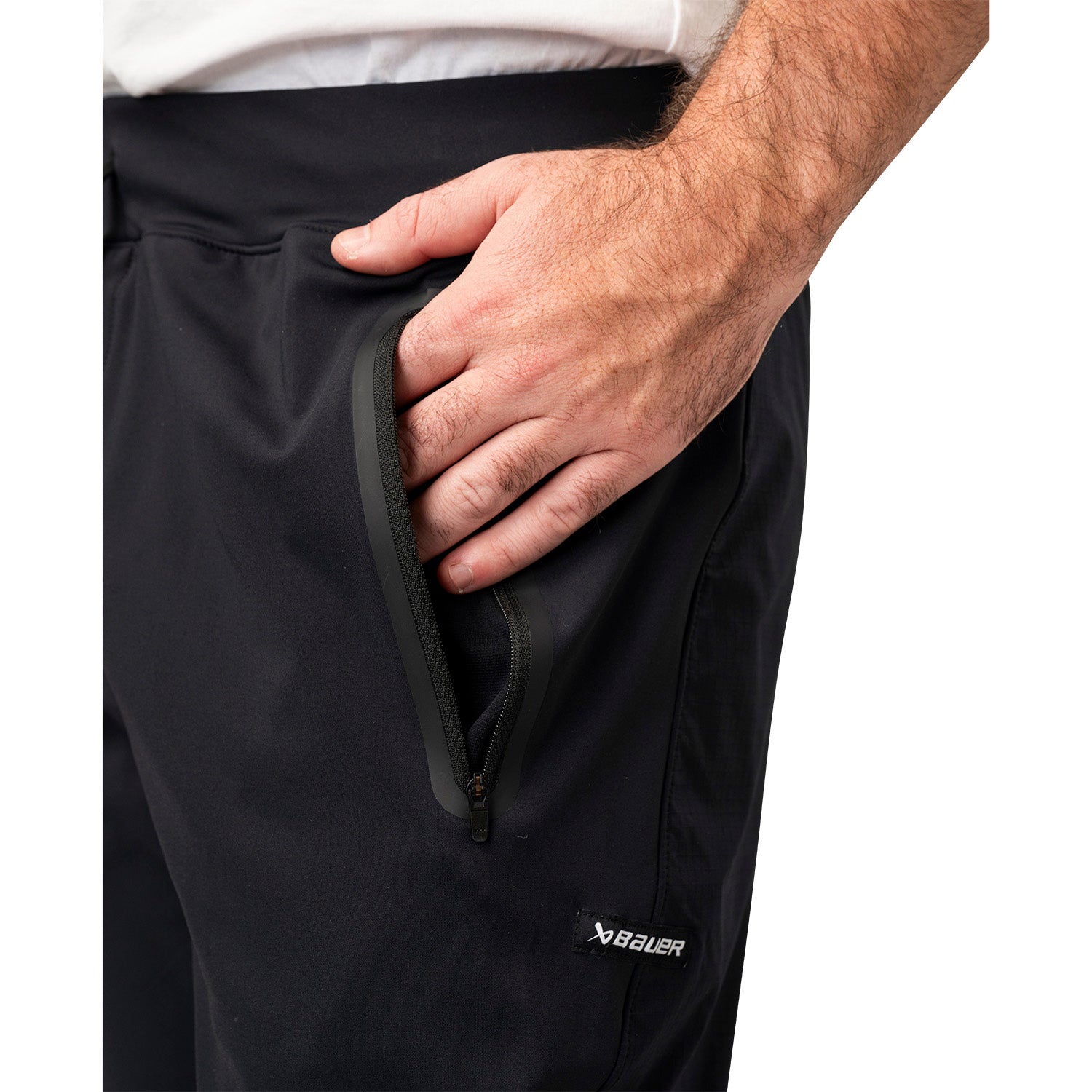 Bauer FLC Knit Mix Jogger - schwarz - Sr.