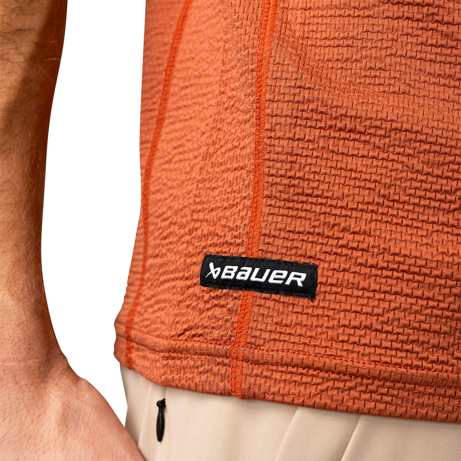 Bauer FLC Textured Tech Tee - tonfarben - Sr.