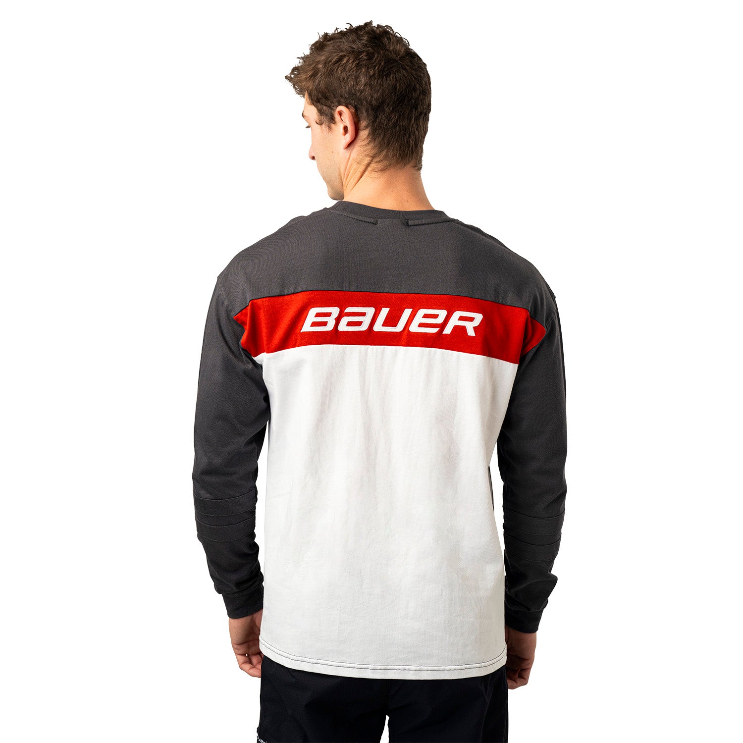 Bauer LS Tee Gamechanger - grau - Sr.