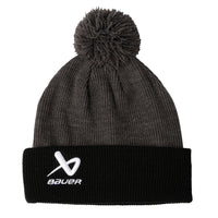 Bauer Knit Pom 2Tone - schwarz/grau - Yth.