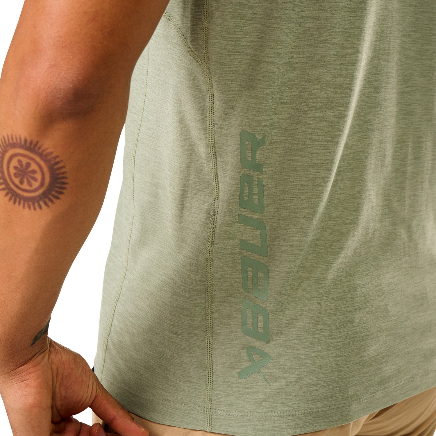 Bauer FLC Tech Tee - seafoam - Sr.