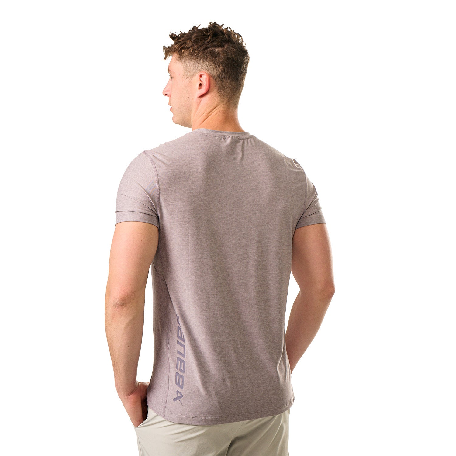 Bauer FLC Tech Tee - dusty lilac - Sr.