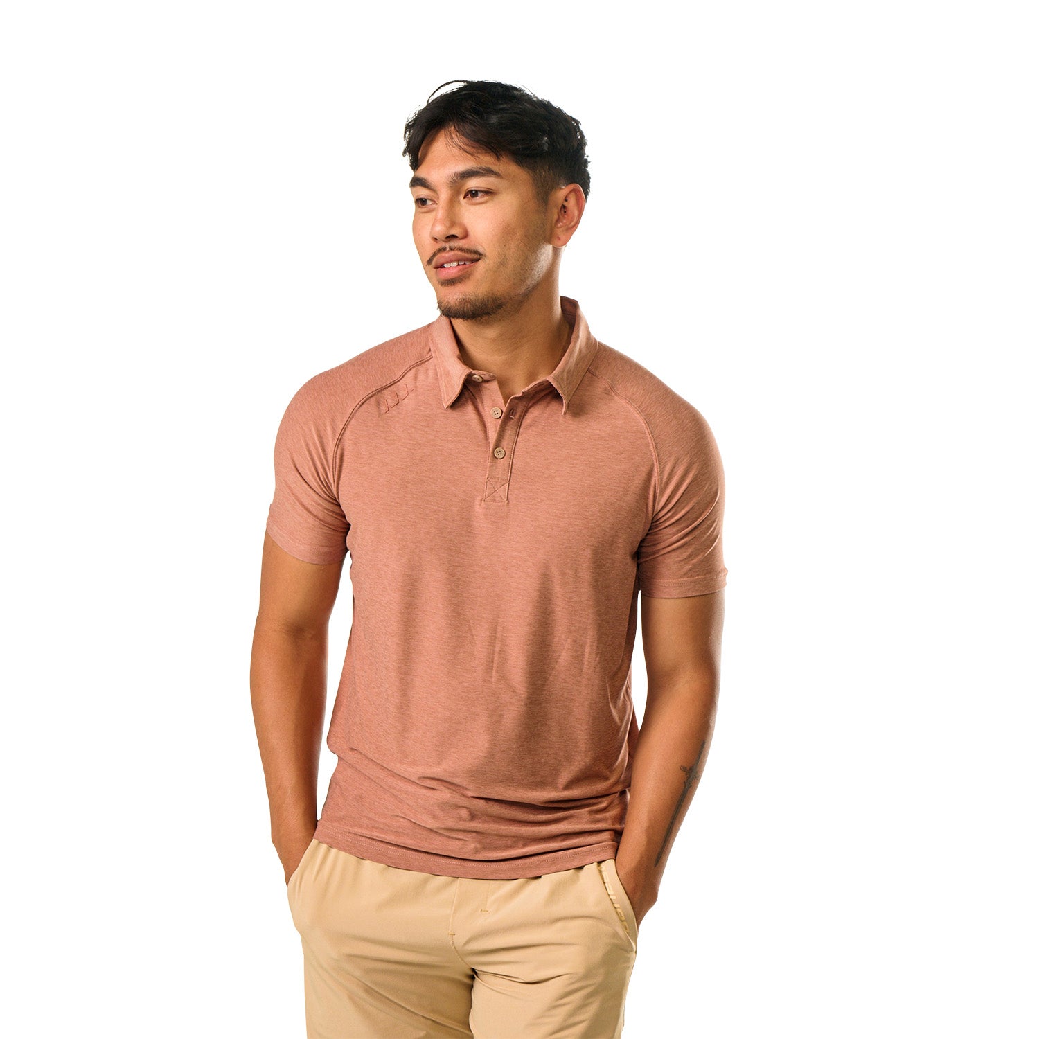 Bauer FLC Performance Polo - clay - Sr.