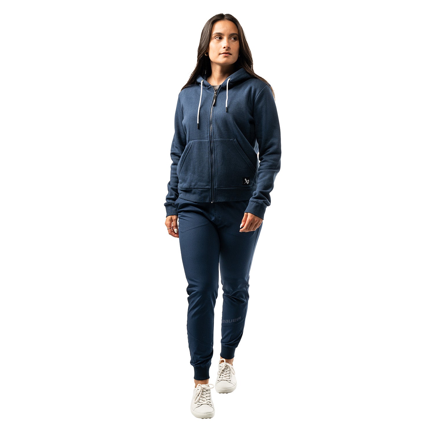 Bauer Damen Team Full Zip - marine - Sr.