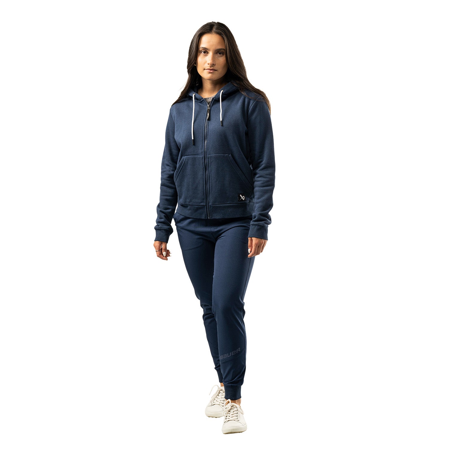 Bauer Damen Team Full Zip - marine - Sr.