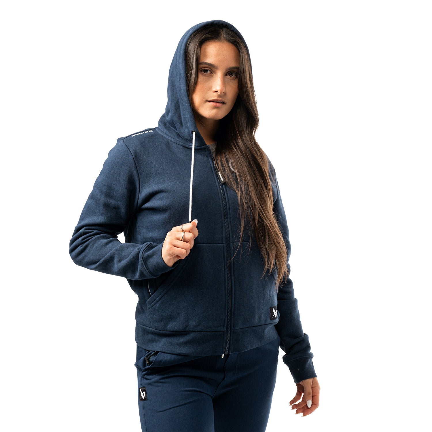 Bauer Damen Team Full Zip - marine - Sr.