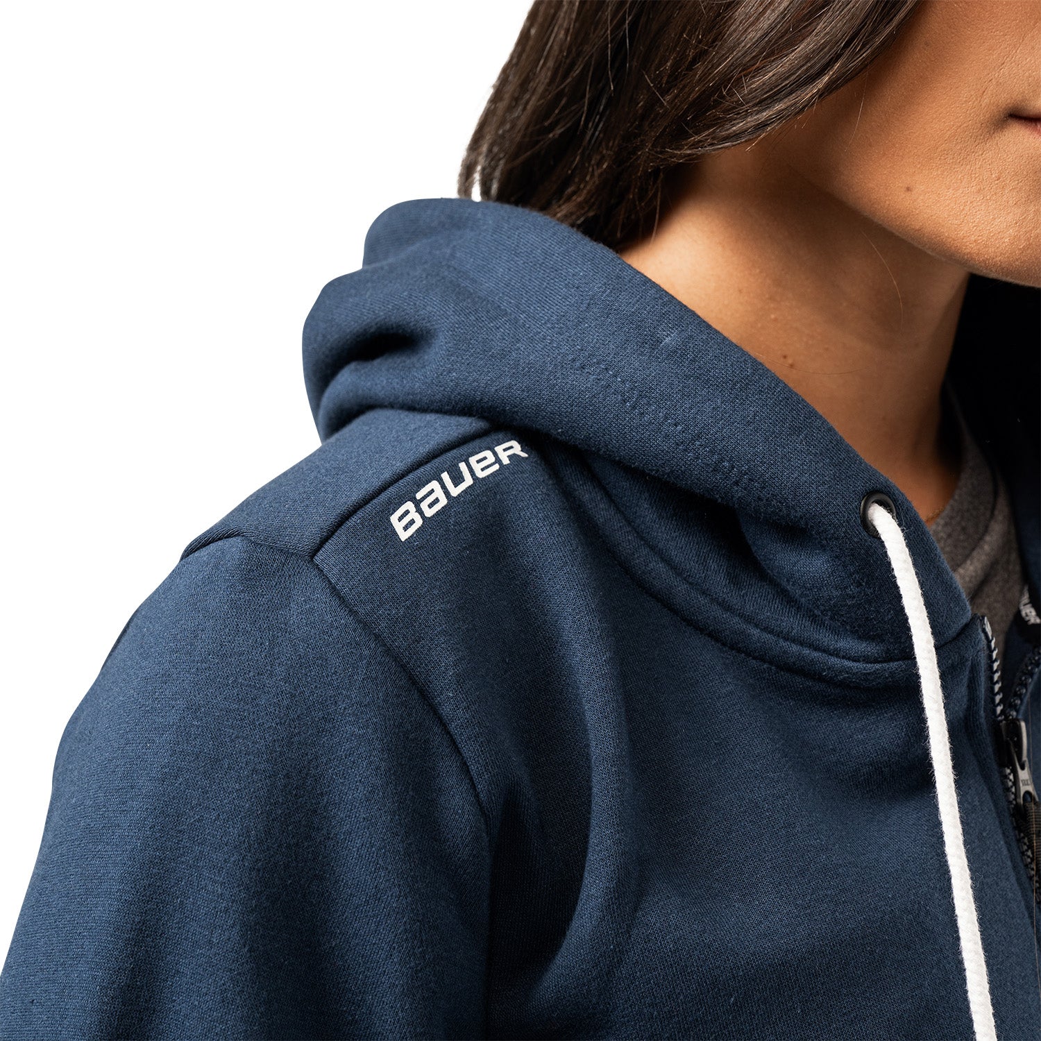 Bauer Damen Team Full Zip - marine - Sr.