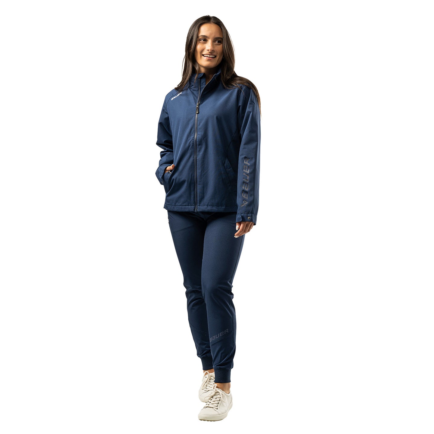 Bauer Damen Team Lightweight Jacke - marine - Sr.