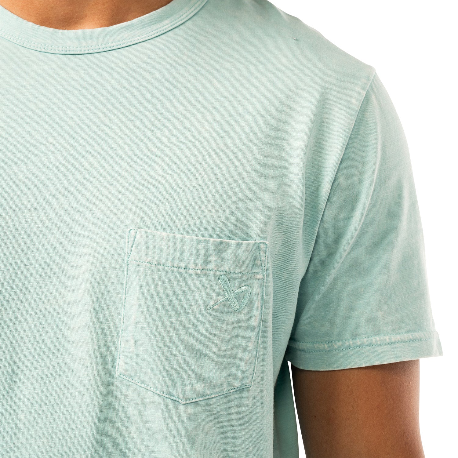Bauer Pocket Tee - aqua - Sr.