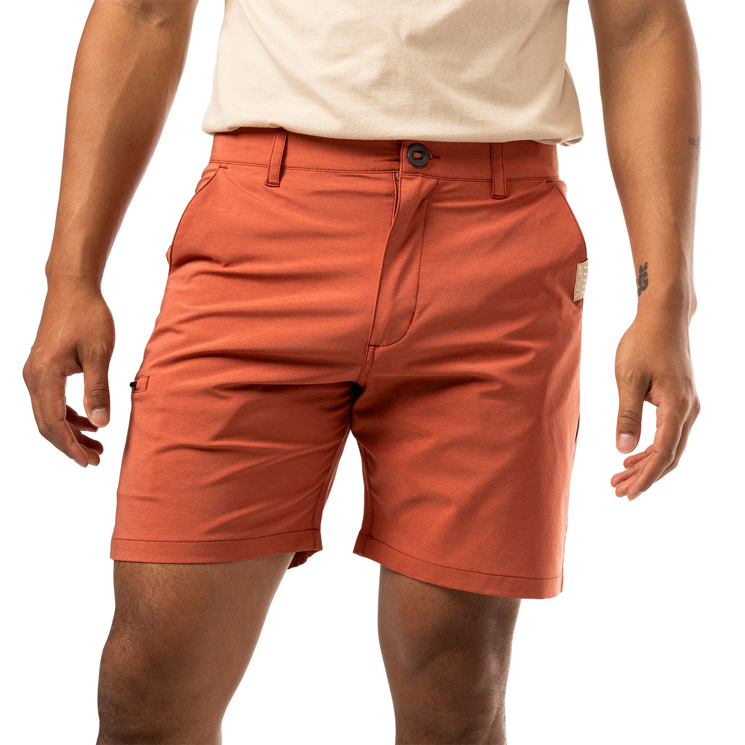 Bauer 7" Walking Short - brick - Sr.