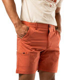 Bauer 7" Walking Short - brick - Sr.