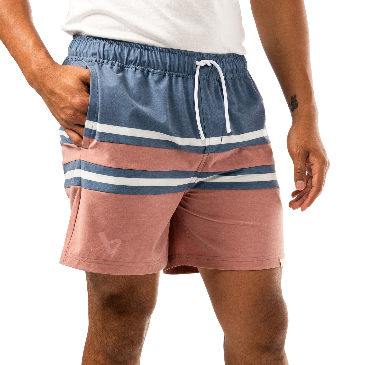 Bauer 6" Badehose - blue horizon - Sr.