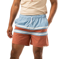 Bauer 6" Badehose - brick - Sr.