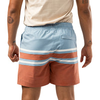 Bauer 6" Badehose - brick - Sr.