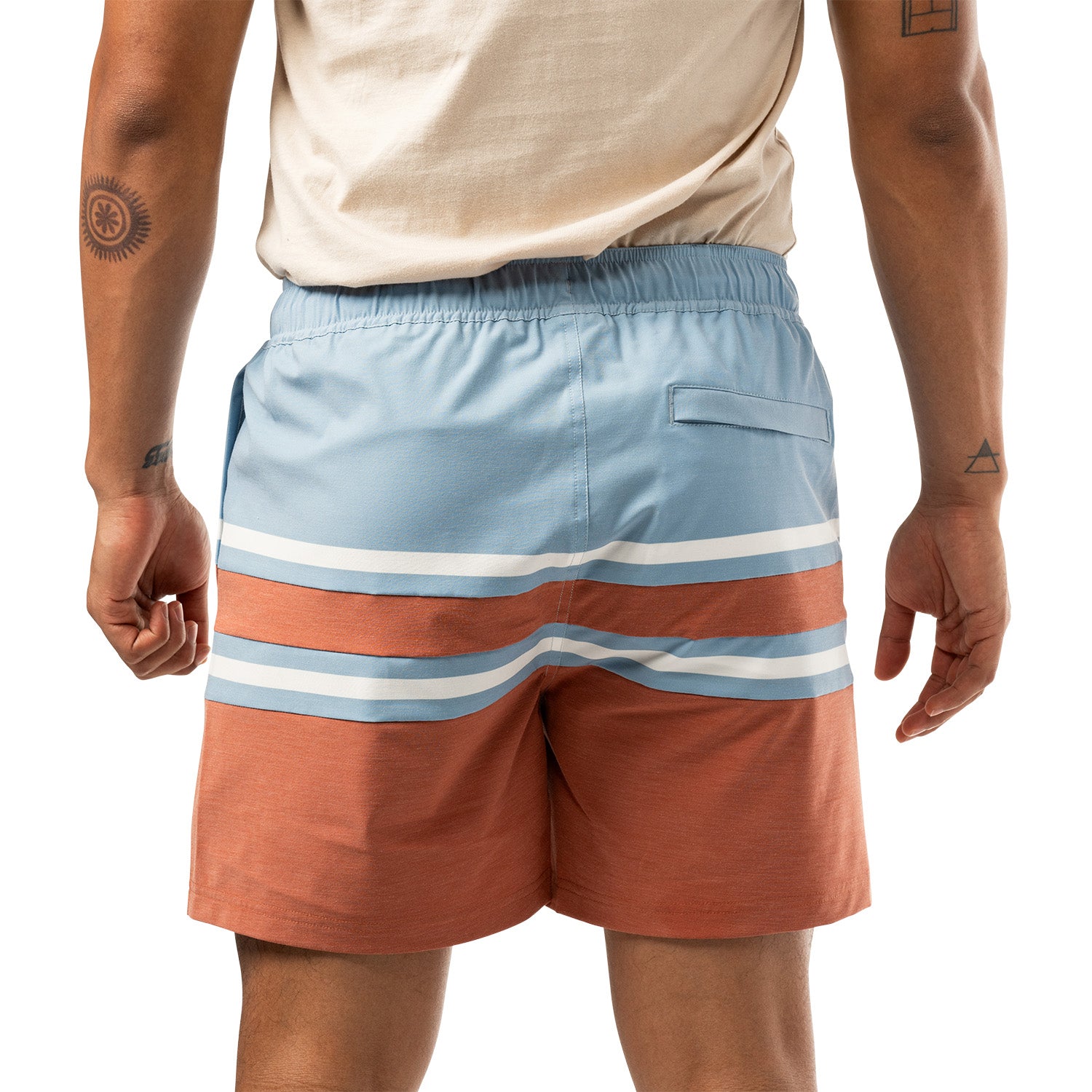 Bauer 6" Badehose - brick - Sr.