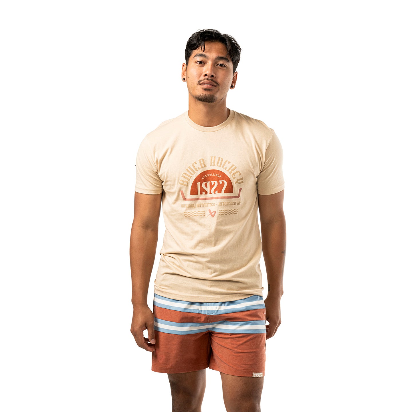 Bauer Graphic Tee - cream - Sr.