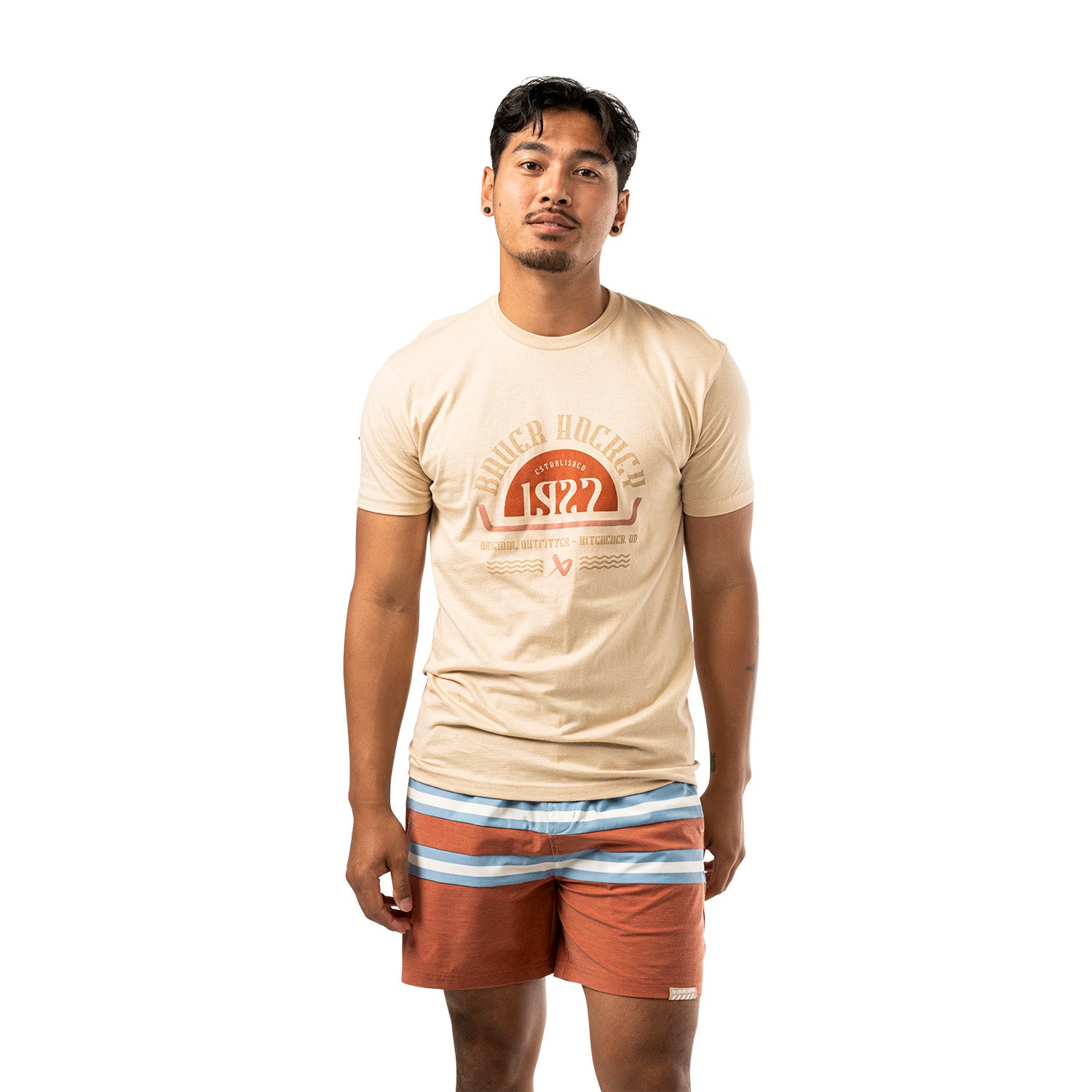 Bauer Graphic Tee - cream - Sr.