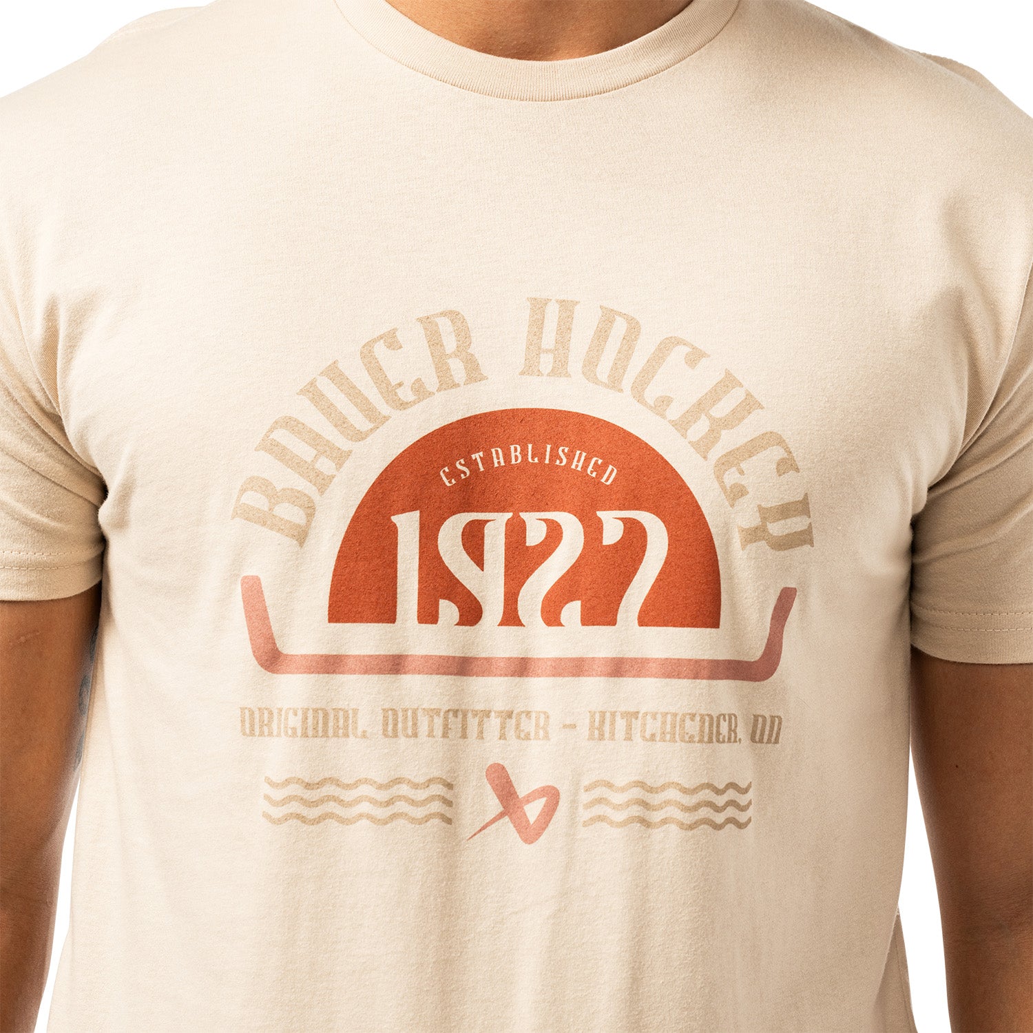 Bauer Graphic Tee - cream - Sr.