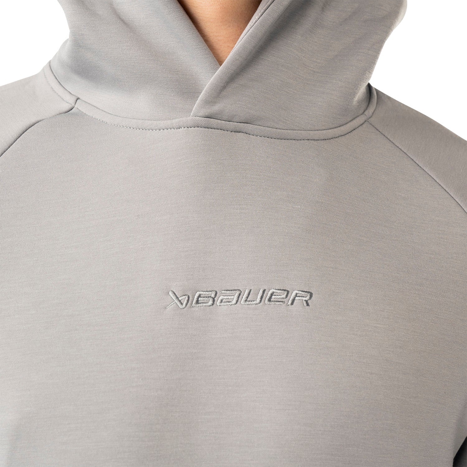 Bauer FLC Hoodie - stone grey - Sr.
