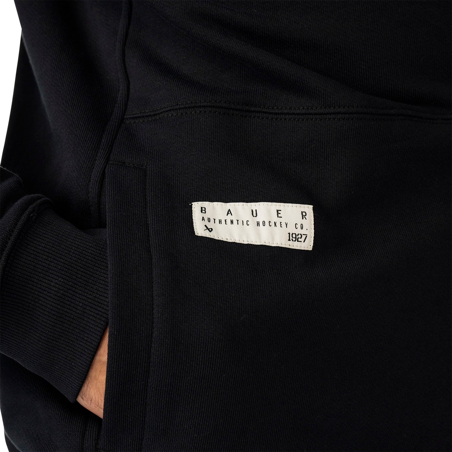 Bauer French Terry Hoodie - schwarz - Sr.
