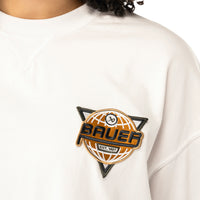 Bauer LS Retro Tee - lucent white - Sr.