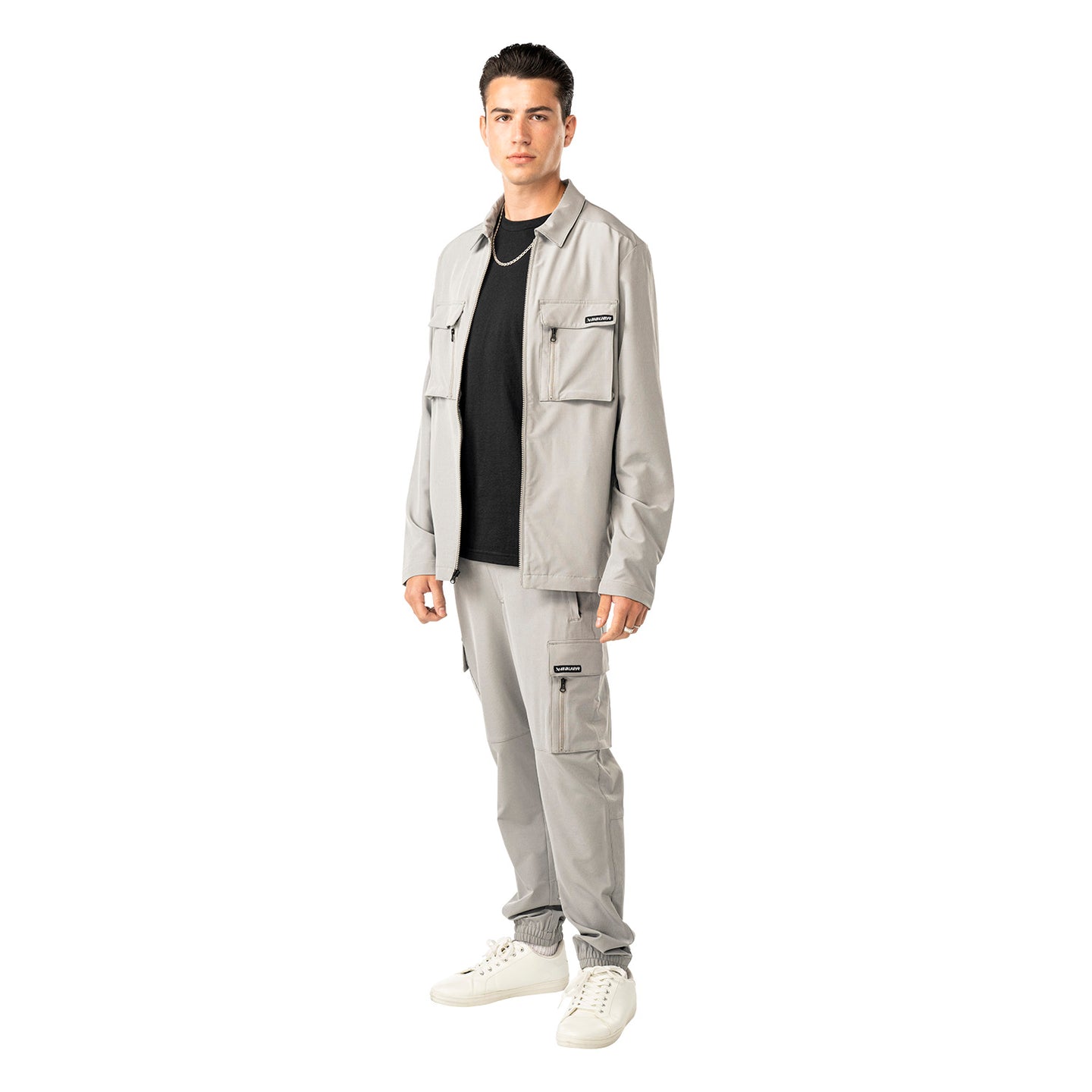 Bauer FLC Shacket - stone grey - Sr.