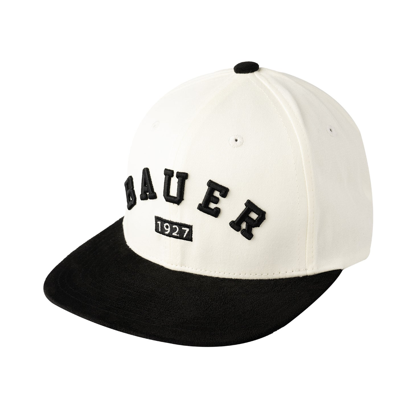 Bauer Suede Snapback Cap - egret - Sr.