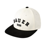 Bauer Suede Snapback Cap - egret - Sr.