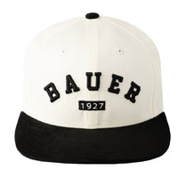 Bauer Suede Snapback Cap - egret - Sr.