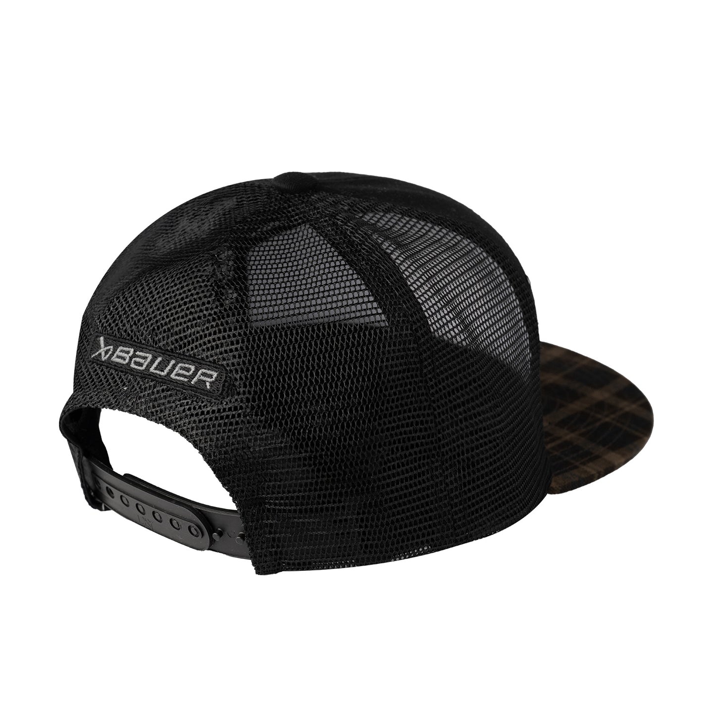 Bauer Flannel Snapback Cap - schwarz - Sr.