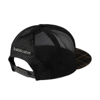 Bauer Flannel Snapback Cap - schwarz - Sr.