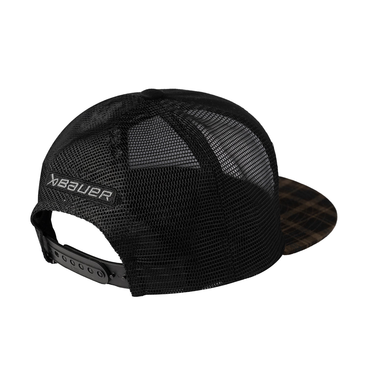 Bauer Flannel Snapback Cap - schwarz - Sr.