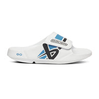 Bauer OOFOS® Sport Flex Slide - weiß/blau - Sr.