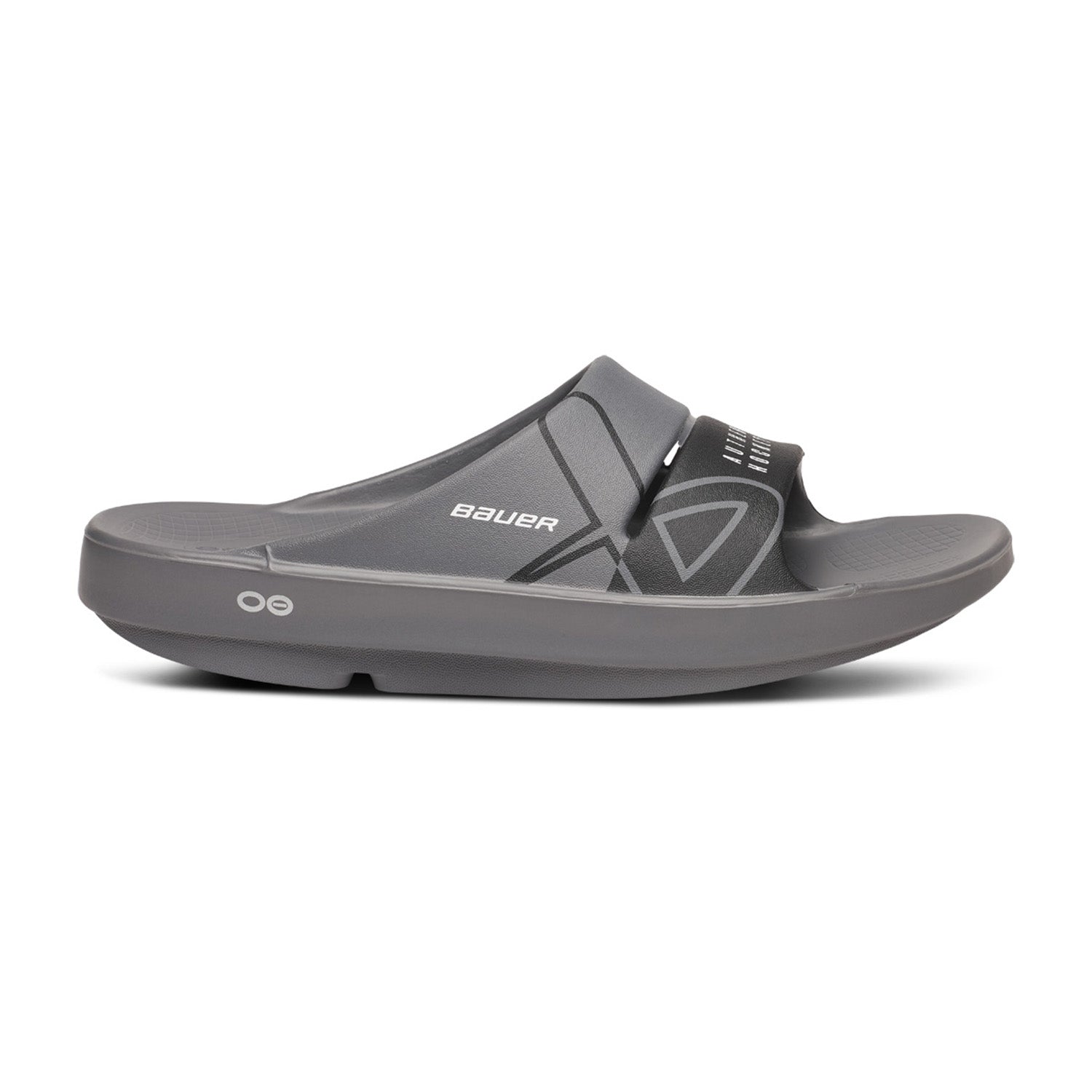 Bauer OOFOS® Sport Slide - grau - Sr.