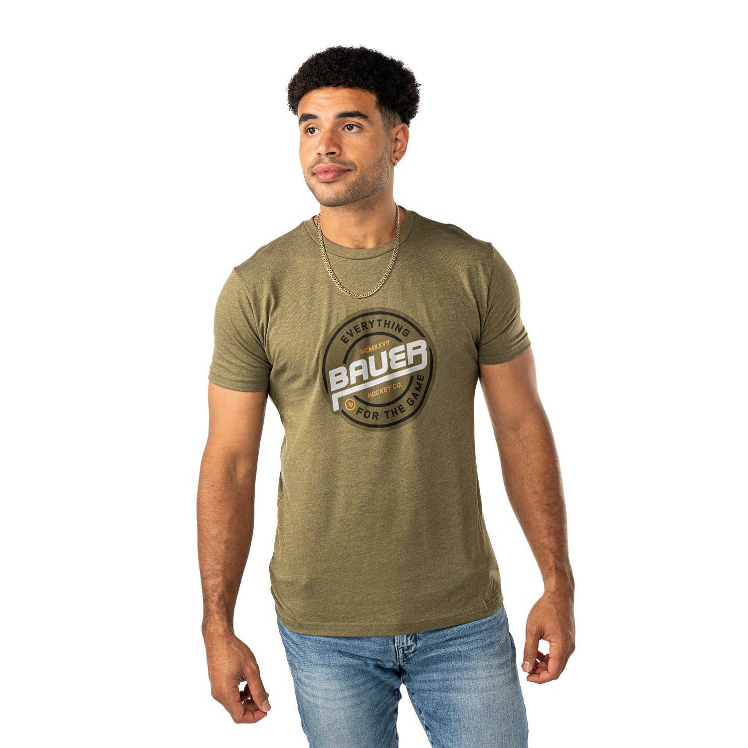 Bauer SS Graphic Tee - grün - Sr.