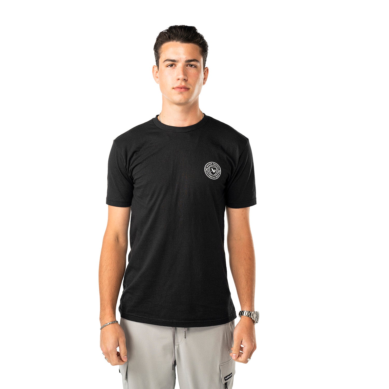 Bauer SS Graphic Tee - schwarz - Sr.