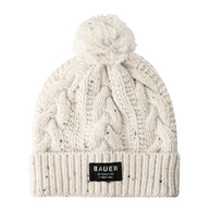 Bauer Damen Cable Knit Pom - cremefarben - Sr.