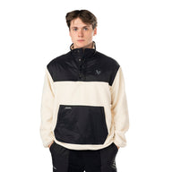 Bauer Polarfleece Pullover - schwarz/cremefarben - Sr.