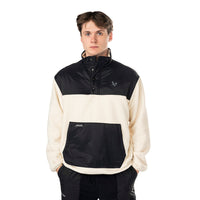 Bauer Polarfleece Pullover - schwarz/cremefarben - Sr.