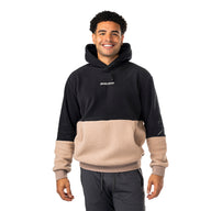 Bauer Polarfleece Hoodie - schwarz/tau - Sr.