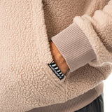 Bauer Polarfleece Hoodie - schwarz/tau - Sr.