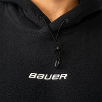 Bauer Polarfleece Hoodie - schwarz/tau - Sr.