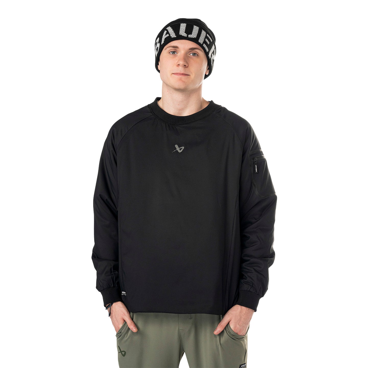 Bauer Filled Crewneck - schwarz - Sr.