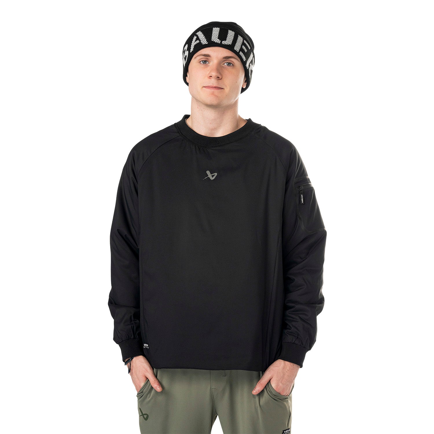 Bauer Filled Crewneck - schwarz - Sr.