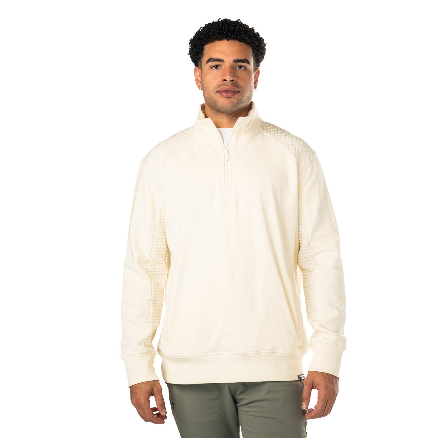 Bauer Quilted 1/4 Zip - cremefarben - Sr.