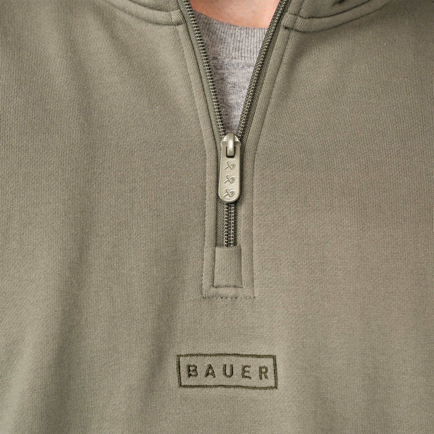 Bauer Quilted 1/4 Zip - basil - Sr.